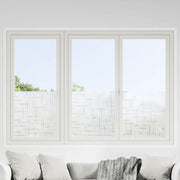 Pellicole per Finestre Smerigliate 4pz Motivo Stella in PVC 3208968
