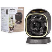 Imetec Silent Power Protection, Termoventilatore silenzioso, 2100 W, Stufetta Elettrica, Timer spegnimento programmabile, temperatura regolabile, 4 funzioni, termostato ambiente, funzione antigelo