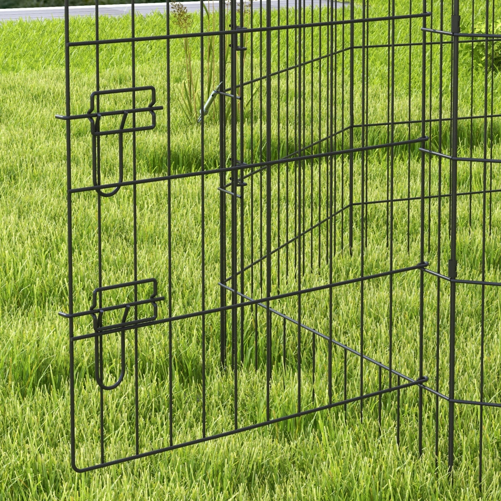 Recinto modulabile per animali piccoli ¨C zephmum ¨C 61x91 cm nero