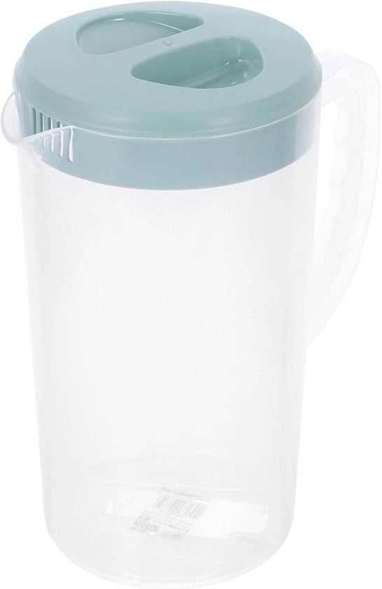 Ottone con coperchio - 2600 ml - blu - plastica