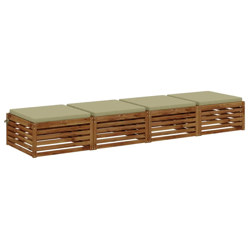 Cuscini per Sedia in 4 Pezzi SOEST 4 pz 100% Poliestere 944646
