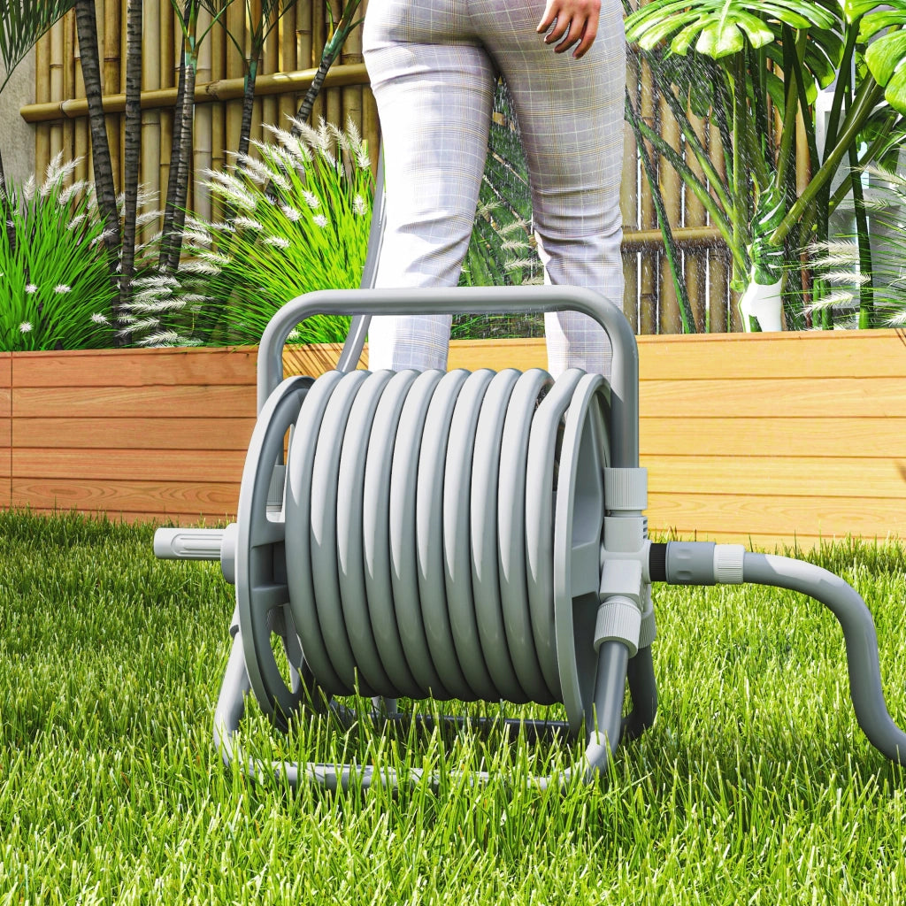 Avvolgitubo da giardino 20m con lancia regolabile ¨C Xylo ¨C kit irrigazione esterno