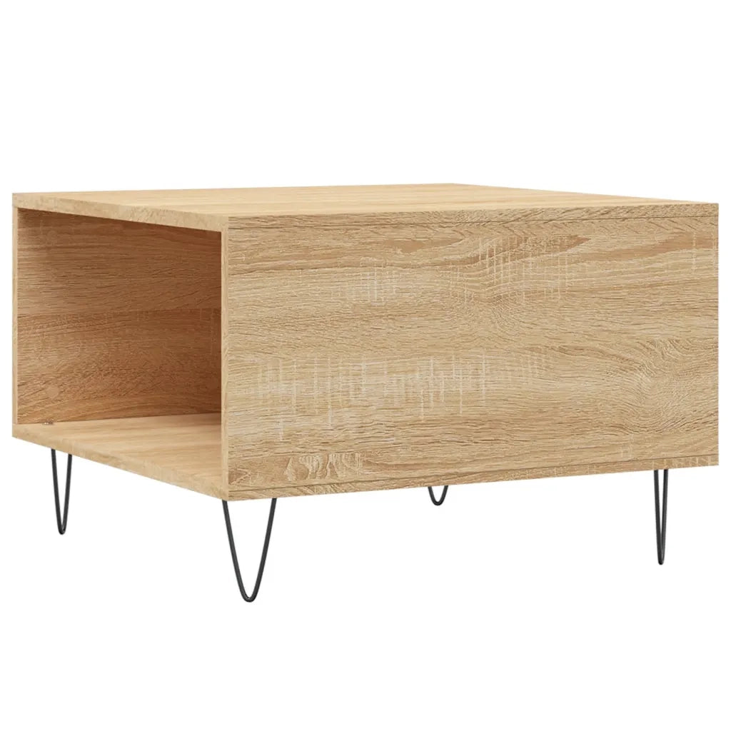Tavolino salotto | Tavolino da caff¨¨ | Tavolino da Soggiorno Rovere Sonoma 55x55x36,5 cm Legno Multistrato