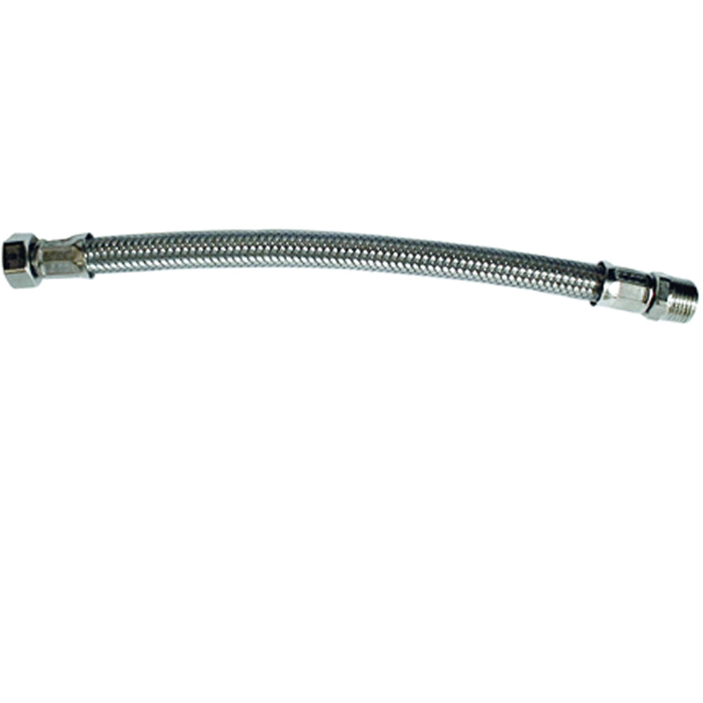 Flessibile in acciaio m3/8' f1/2' cm 40 per idraulica