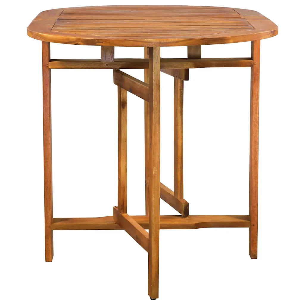 Set da pranzo da giardino da 5 pz in Legno Massello di Acacia 3086969
