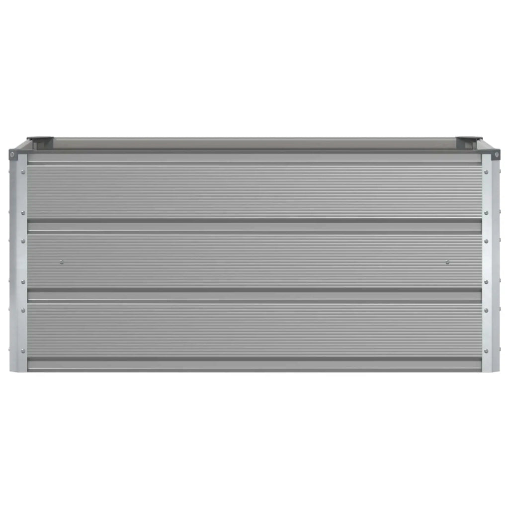 Fioriera | Cassetta per fiori | Vaso Grigio chiaro 100 x 50 x 45 cm Acciaio zincato