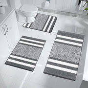 Set di Mattonelle da Bagno - Super Soffice e Assorbenti - 3 Pezzi - Microfibra