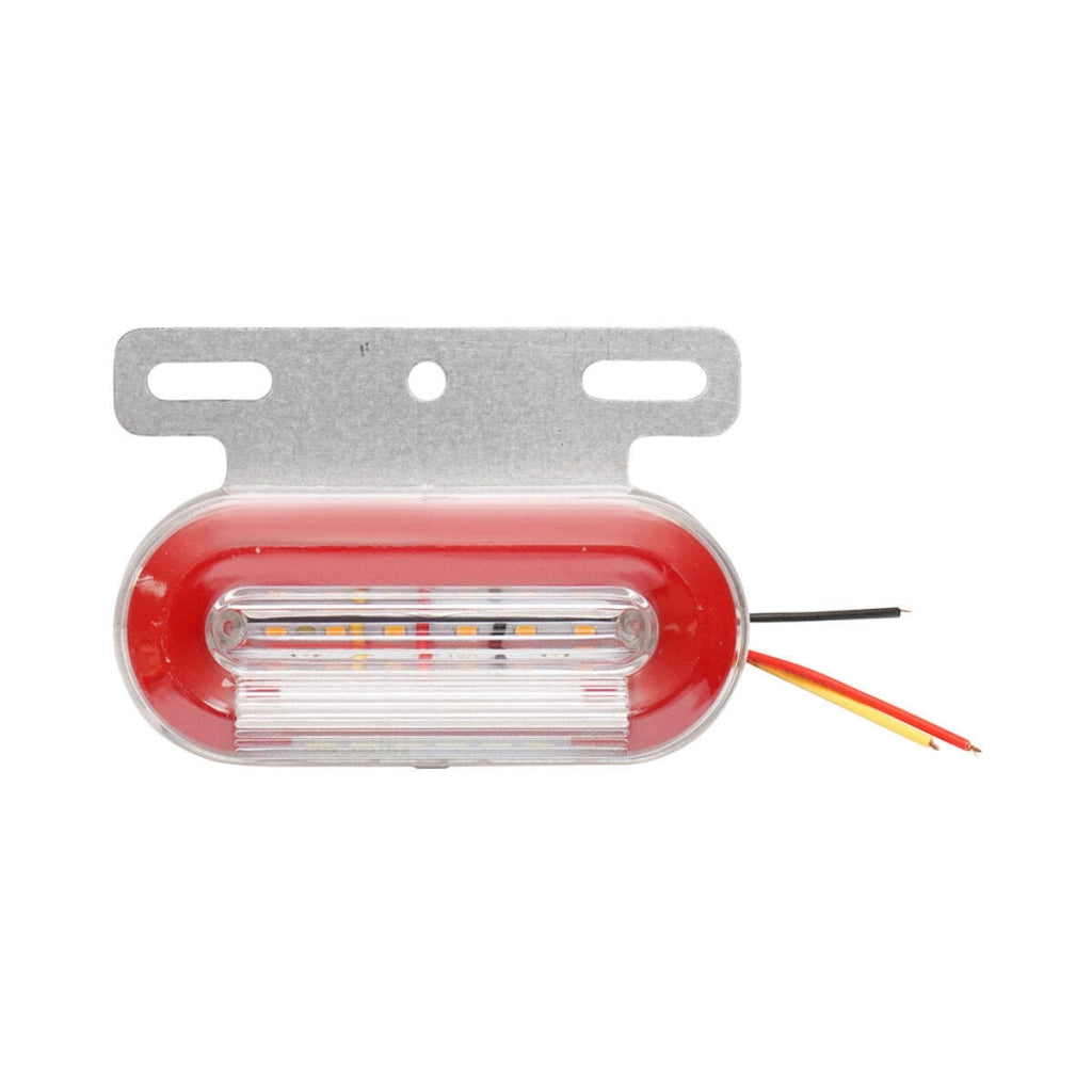 Lampada laterale con LED, 24V, rosso-bianca, Breckner Germany