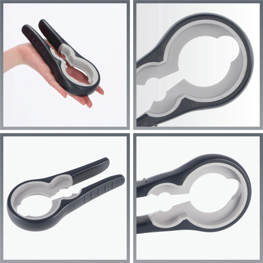Apribottiglie KADAX per barattoli, bottiglie, tappi, lattine, universale, solido