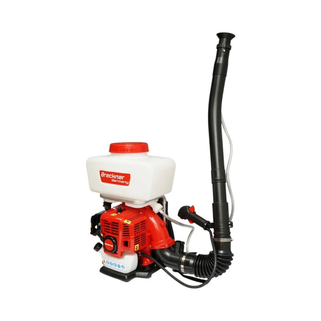 Atomizzatore benzina 14L, motore 2 tempi 2,3HP, 43cc, raggio di spruzzo 12m Breckner Germany