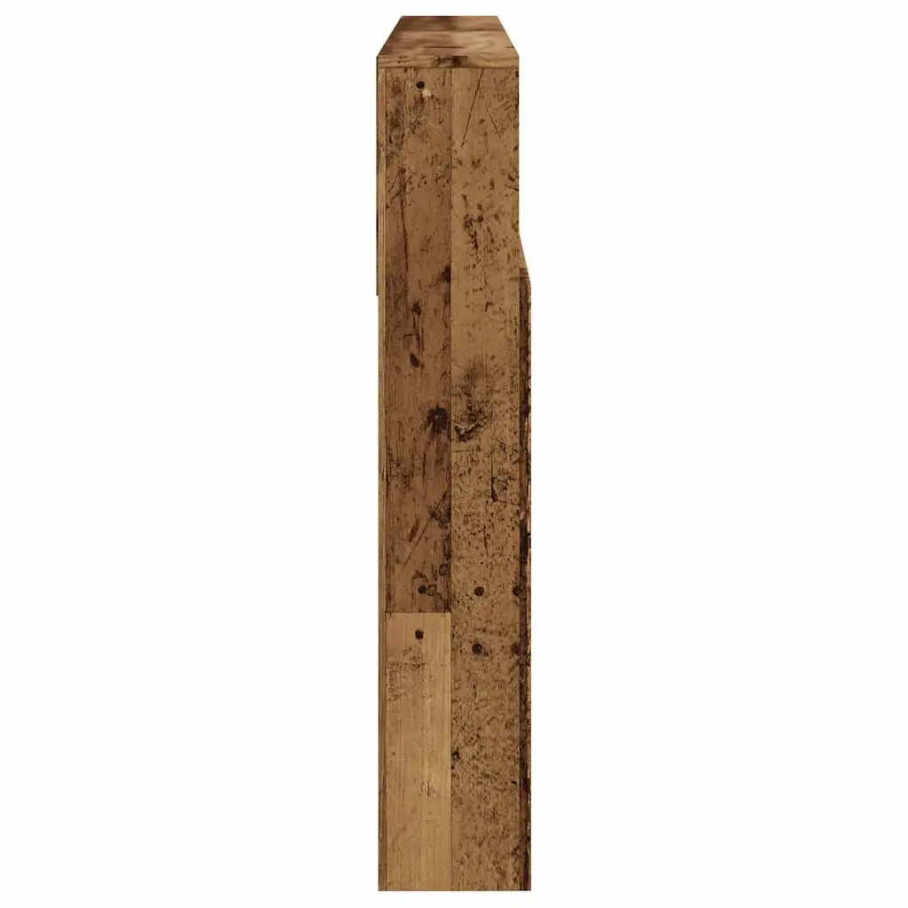 Testiera | Testata con Contenitore Legno 160x19x103,5 cm in Truciolato