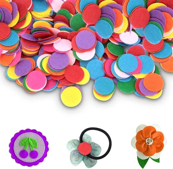 Vilten a Cilindri 2,5 cm - Accessori per il Ricamo - Decorazioni - Tavoli di Matrimonio - Vilten Ecowelco - 500 Pezzi