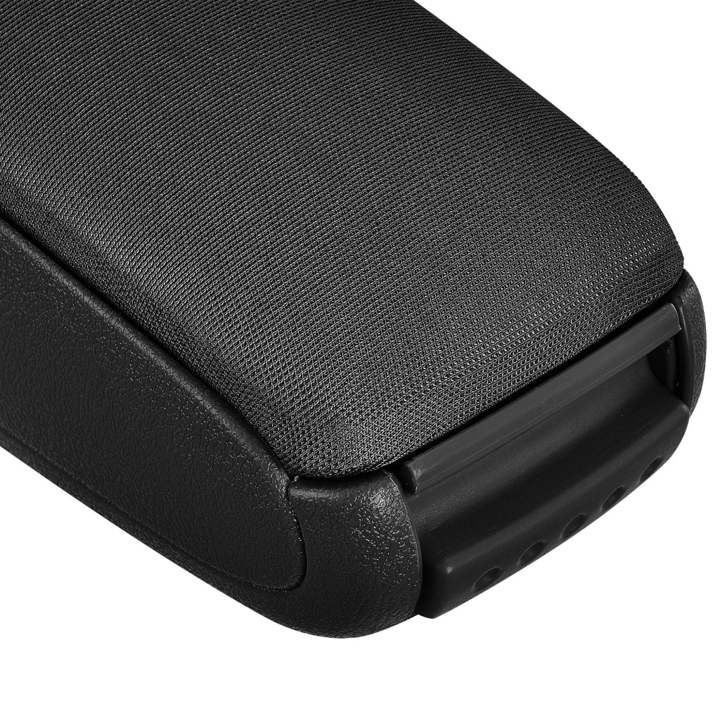 Bracciolo centrale per VW Golf 7 con scomparto imbottito in tessuto nero 03_0000743