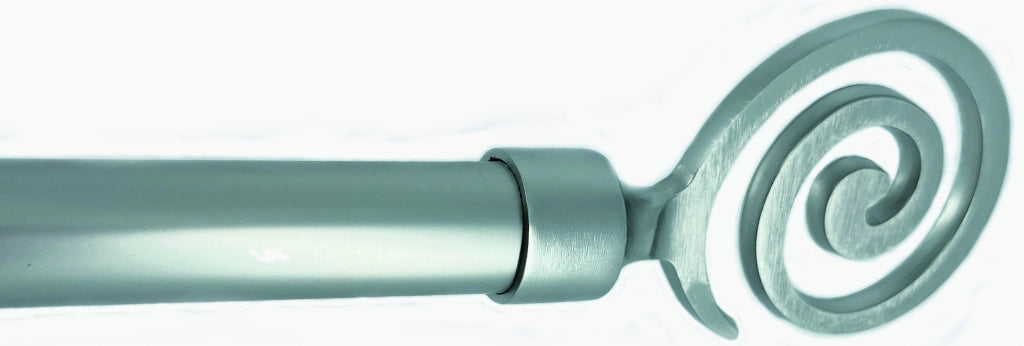 Utilia BASTONE PER TENDE TRIBALE Estensibile cm. 71÷122 col. Argento