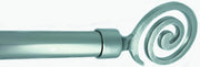 Utilia BASTONE PER TENDE TRIBALE Estensibile cm. 71÷122 col. Argento