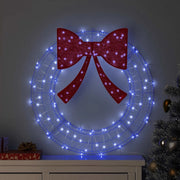 Corona con 60 LED Blu 76 x 76 x 8,5 cm Acrilico 42019123