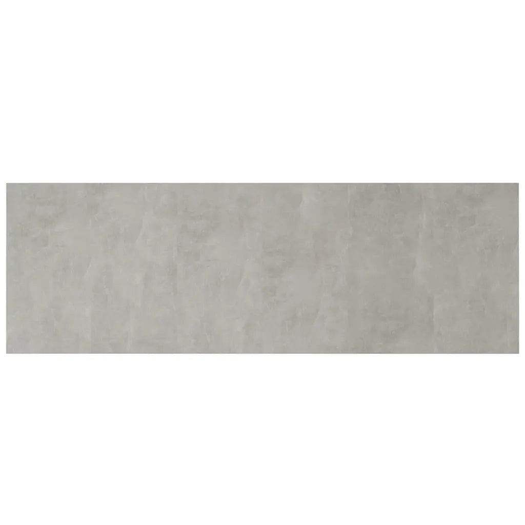 Testiera Letto con Comodini in Legno Multistrato Grigio Cemento