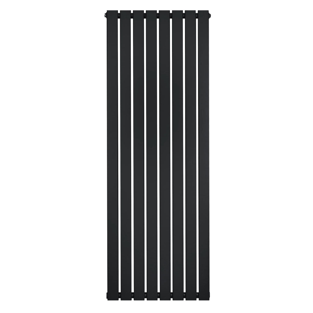 Radiatore Verticale Design Piatto Colonna Singola Nero 1600x560 mm