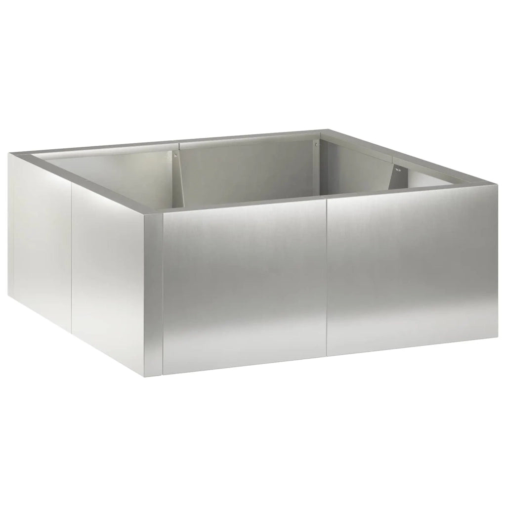 Muro di contenimento 4 pz 100 x 100 x 40 cm Acciaio Inox 3449209