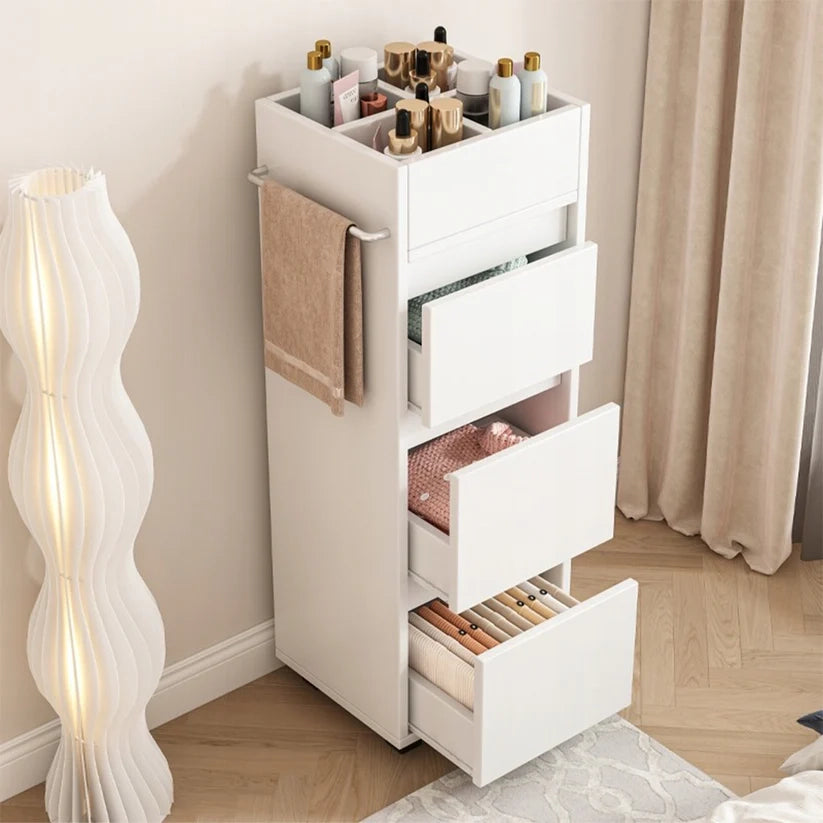 Mobile da bagno bianco a colonna Moderno Loft 90 cm