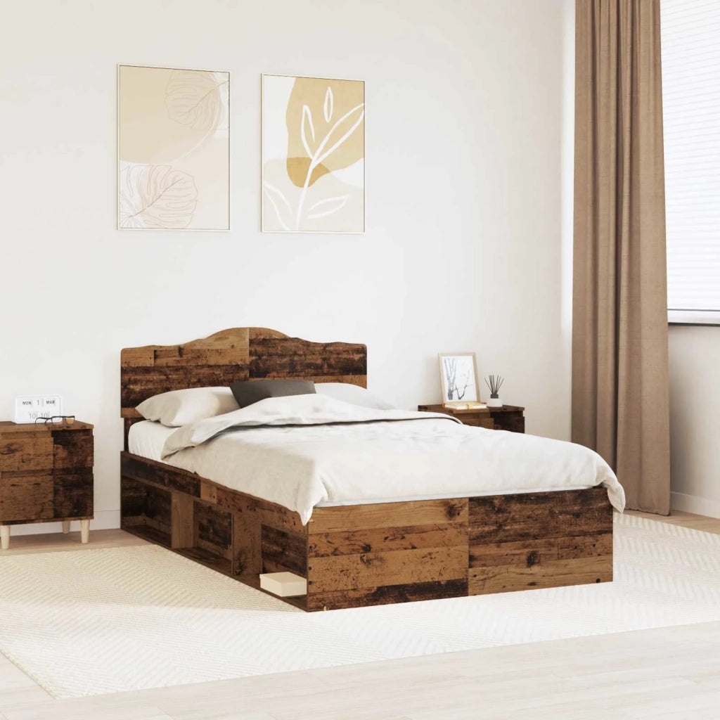 Struttura del letto Legno vecchio 120 x 200 cm Pino massello 3412923