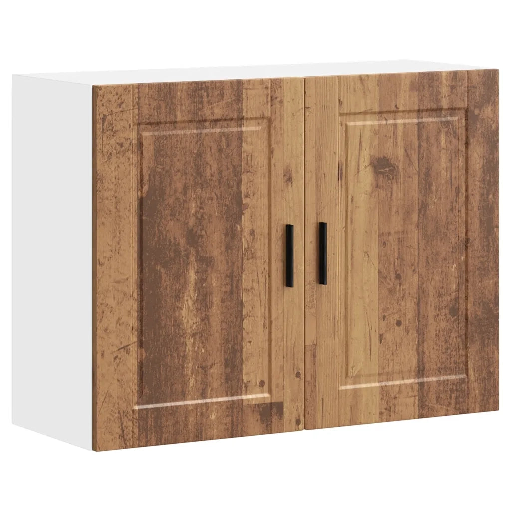 Pensile da Cucina-Mobile Cucina da Parete Porto Legno Vecchio in Legno Multistrato 926383