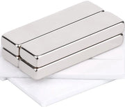 Magnetici forti grandi 40x10x5mm, 4 pezzi magneti neodymium magnetici forti per lavagna magnetica lavagna bianca pannello magnetico