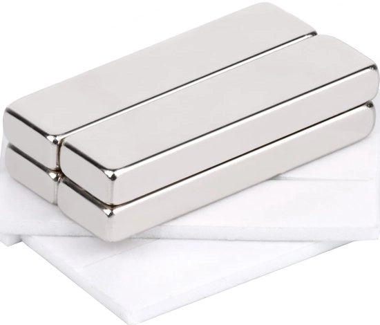 Magnetici forti grandi 40x10x5mm, 4 pezzi magneti neodymium magnetici forti per lavagna magnetica lavagna bianca pannello magnetico