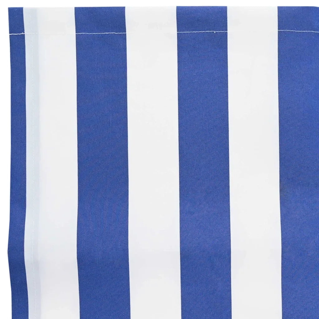 Telo di ricambio per tenda da sole Blu e Bianco 3,5 x 2 m 42000374