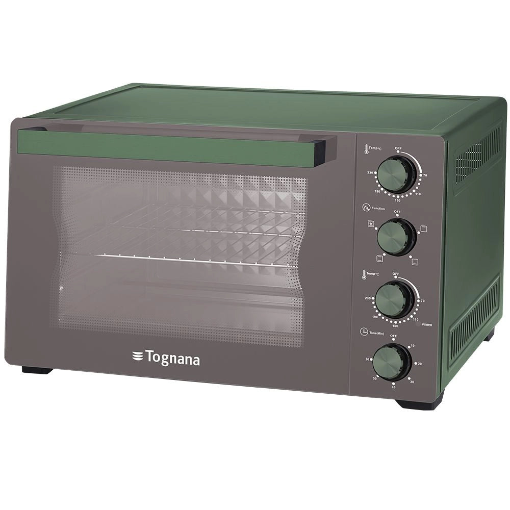 Forno Elettrico da Cucina Iridea Verde Salvia 35 Litri 1600 Watt Tognana
