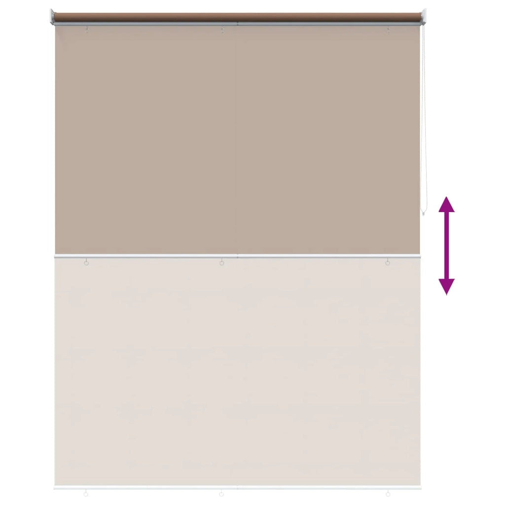 Voletta a rullo | Tenda a rullo con protezione UV Tortora 160 x 230 cm