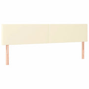 Testiera | Testata Crema 200x5x78/88 cm in Similpelle