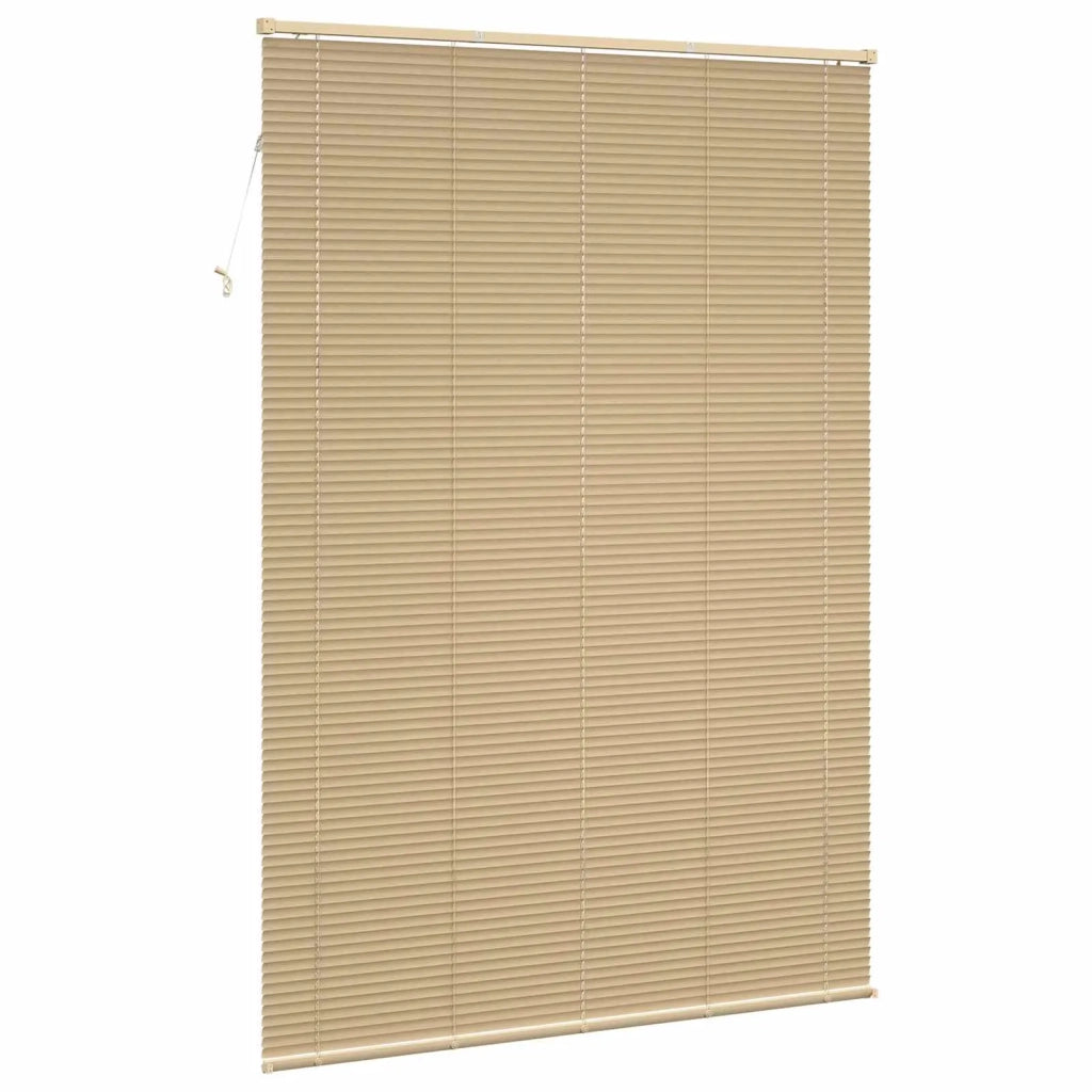 Tenda Veneziana | Tenda a lamelle Marrone Chiaro con Motivo 213 x 130 cm 25 mm