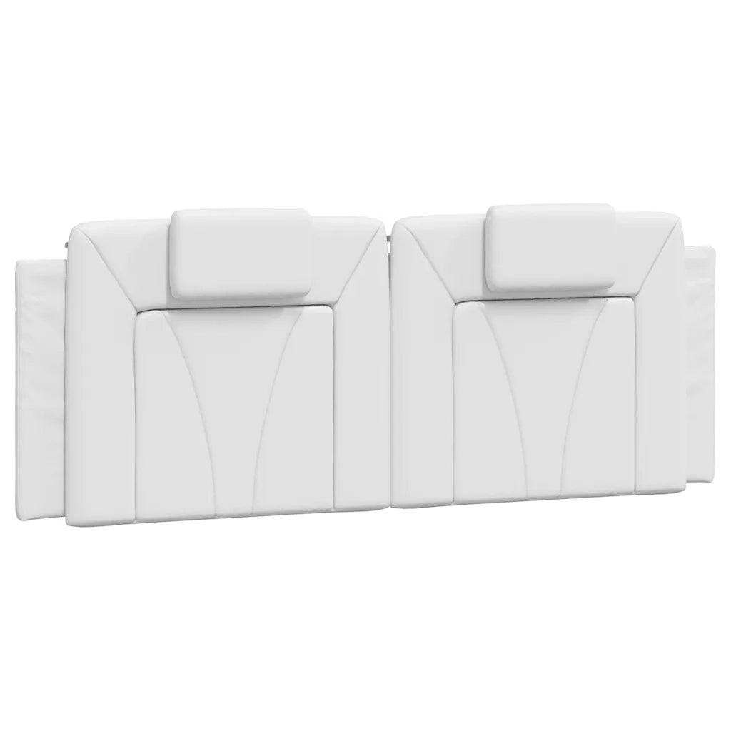 Giroletto Viana senza Materasso-Struttura Letto Bianco 140x200 cm in Similpelle