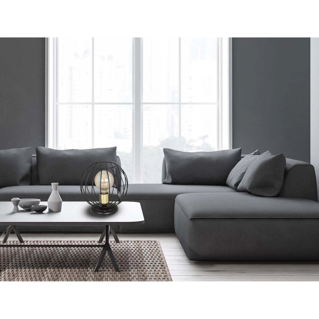 Lampade Da Scrivania Contemporaneo Omoikane Acciaio Nero 1 Luce E27 Ip20