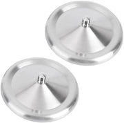 Set di coperture di coperchio 10 cm - 2 pezzi - Acciaio inossidabile - Antigelo - Leggero - Facile da utilizzare - Progettazione pratica - Copertura di coperchio