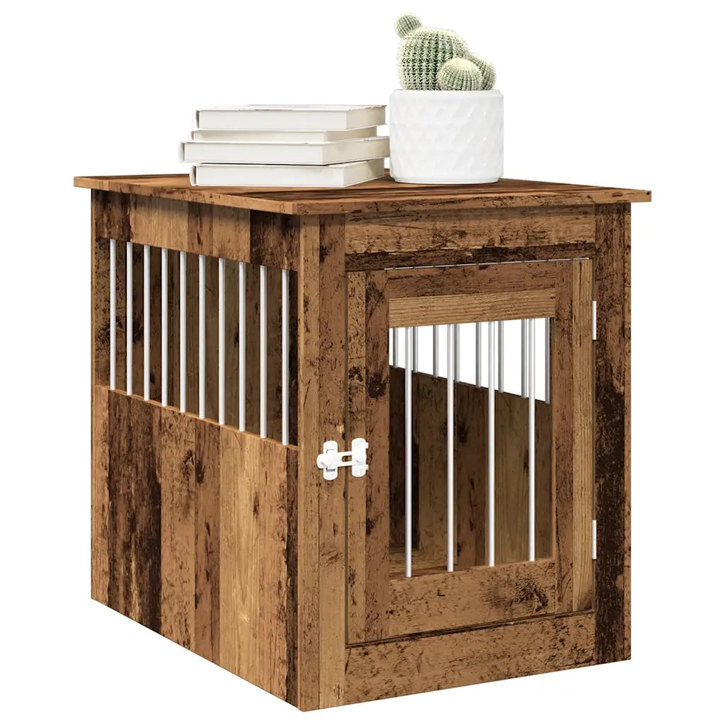 Gabbia Cani da Arredamento Legno Antico Legno Multistrato CFW7900184