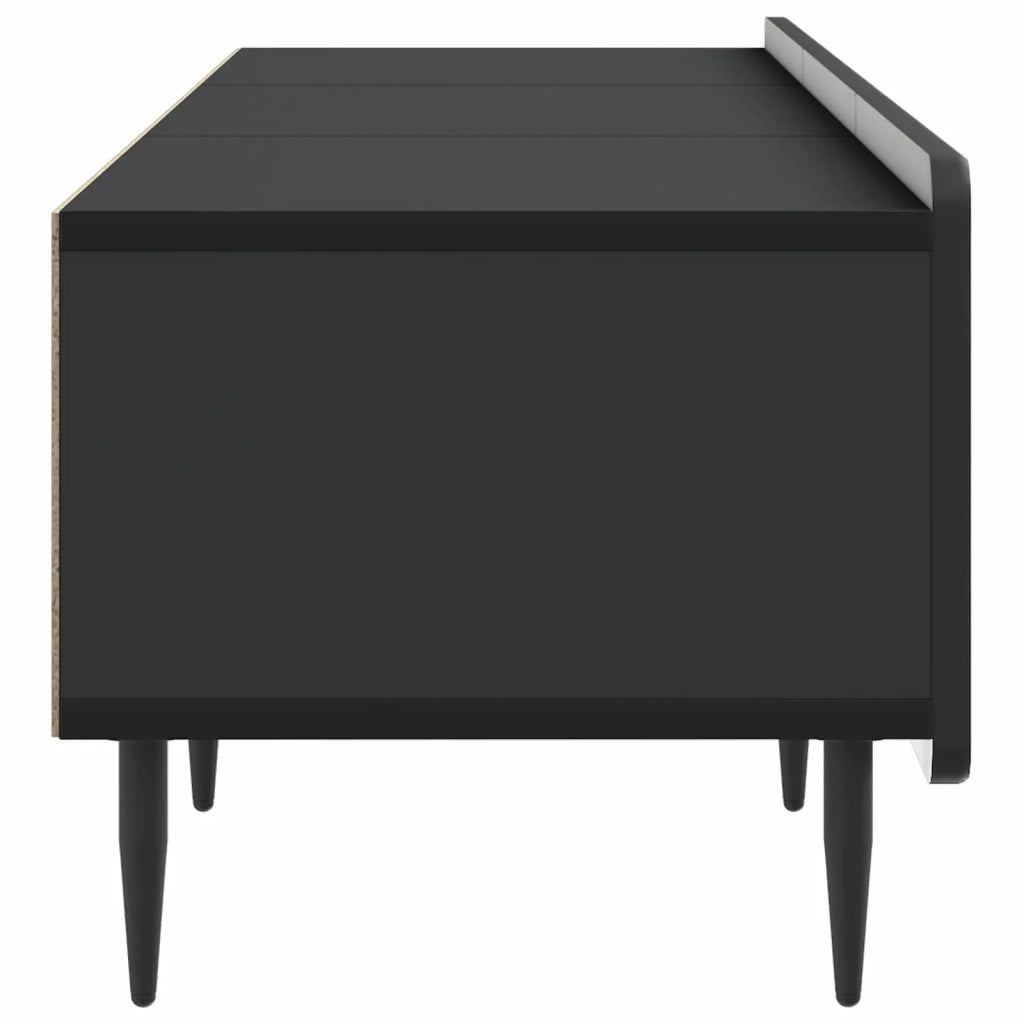 Mobile TV | Armadietto TV | Mobile Porta TV Nero 147 x 34,5 x 32 cm Legno ingegnerizzato
