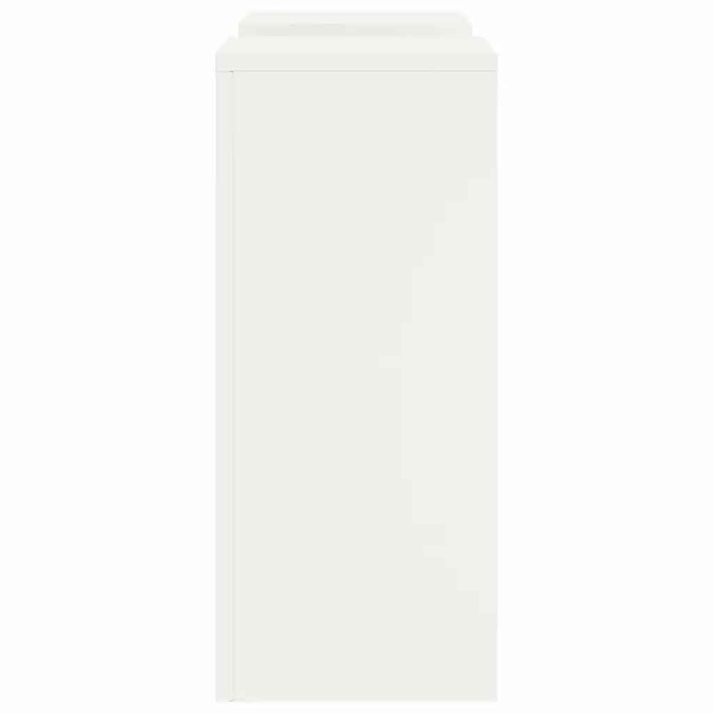 Supporto per piante | Sostegno per piante 2 pz Bianco 24 x 24 x 55 cm Acciaio