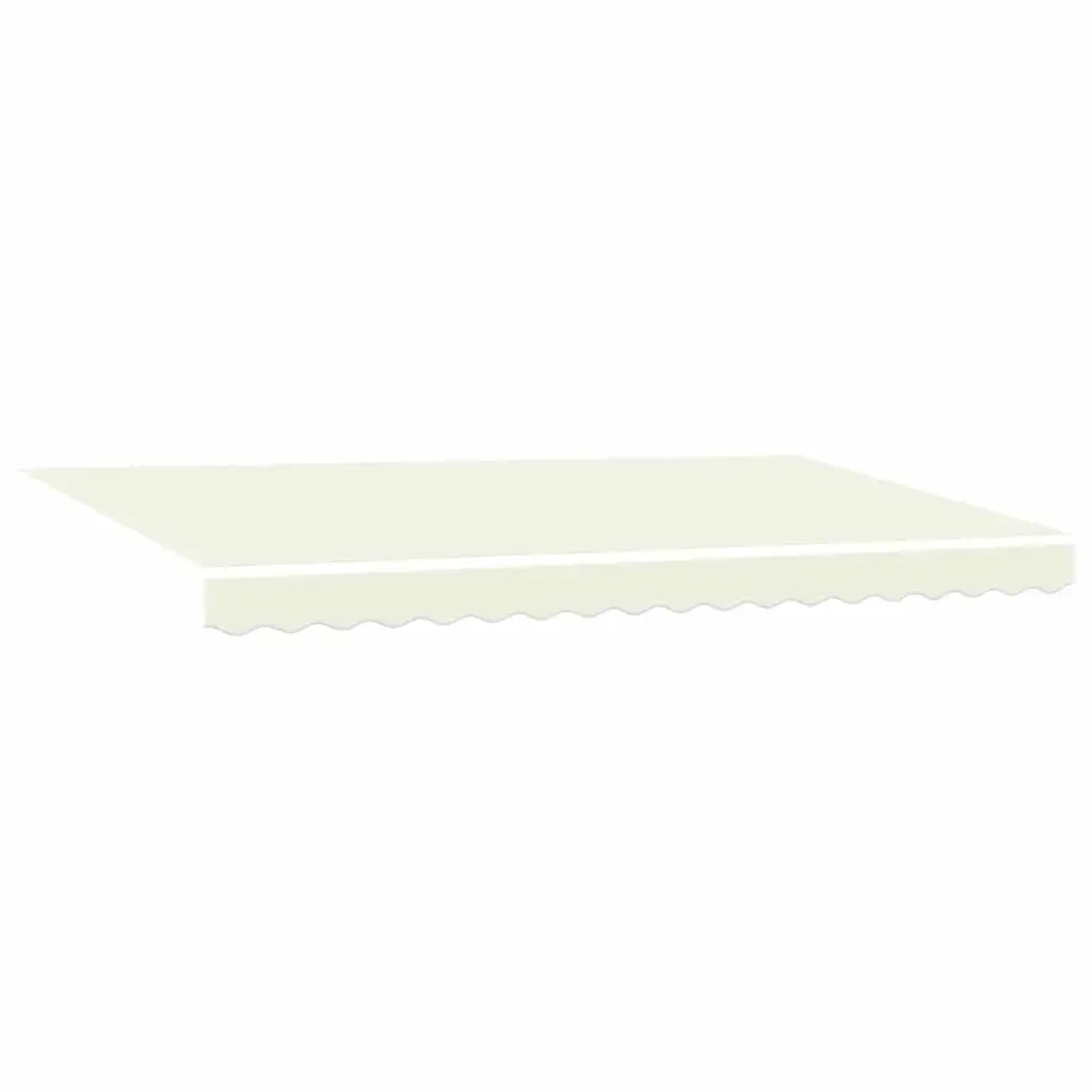 Tenda Retrattile Crema 350 x 200 cm Tessuto 3329629