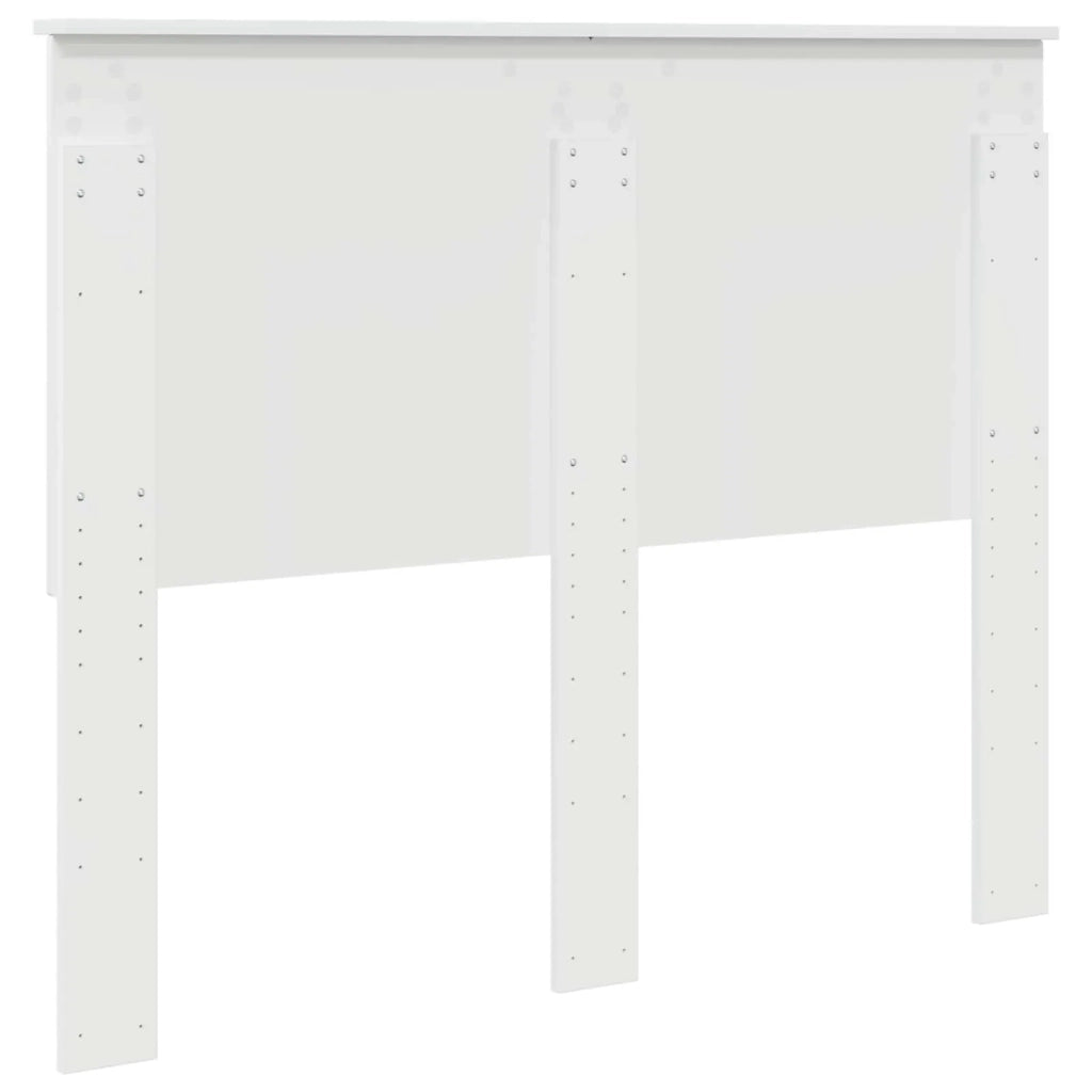 Testiera | Testata con Testiera | Testata Bianco Lucido 120 cm Legno multistrato