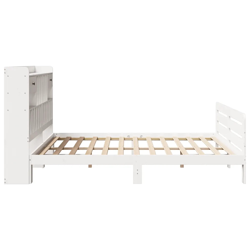 Giroletto con Libreria senza Materasso 180x200 cm in Legno Pino 3309972