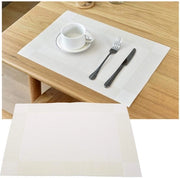 Set di Tavoliere da Cucina da 6 pezzi - Impermeabile - Antiscivolo - Isolante termico - PVC - Dimensioni 44 x 29 cm - Placemats