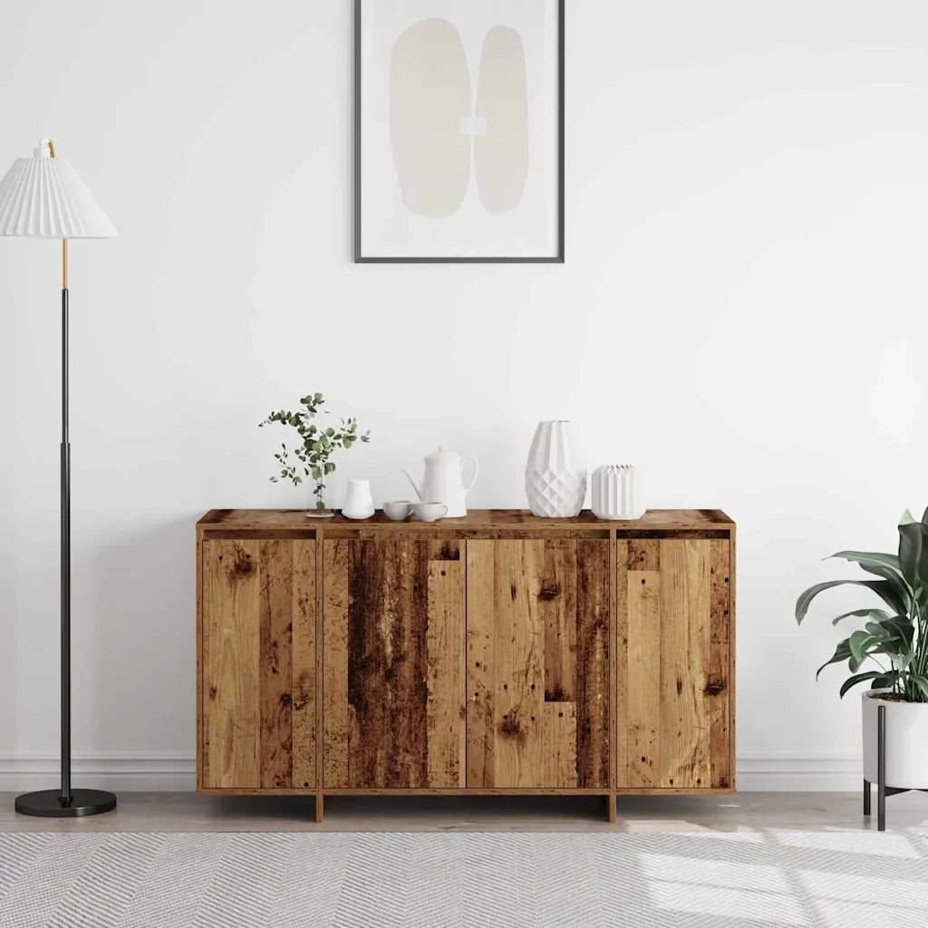 Credenza | Madia | Buffet da pranzo | Armadio da pranzo Legno vecchio 135 x 41 x 75 cm Legno multistrato