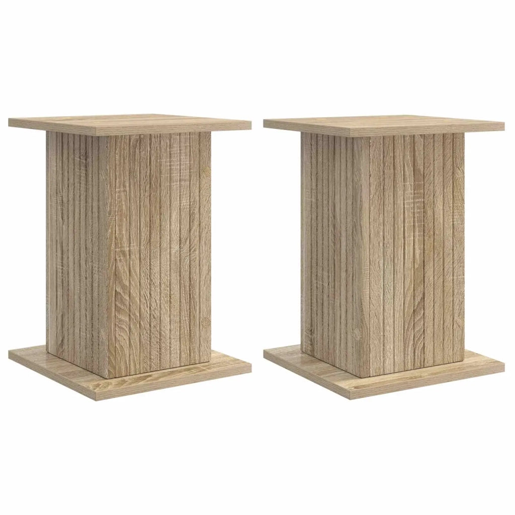 Supporto per piante | Sostegno per piante 2 pz Rovere Sonoma 30,5 x 30 x 43 cm