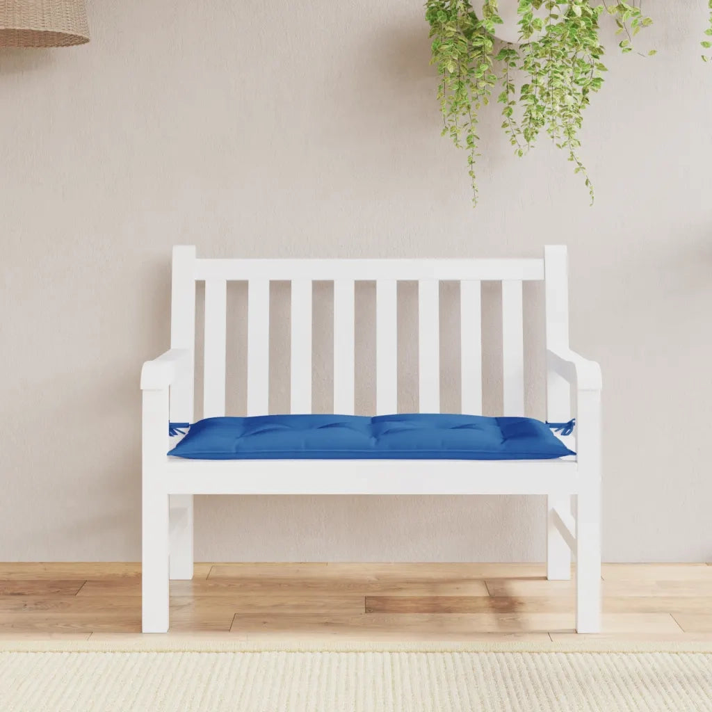 Cuscino per Panca-Cuscini per panchina Blu 100x50x7 cm in Tessuto Oxford