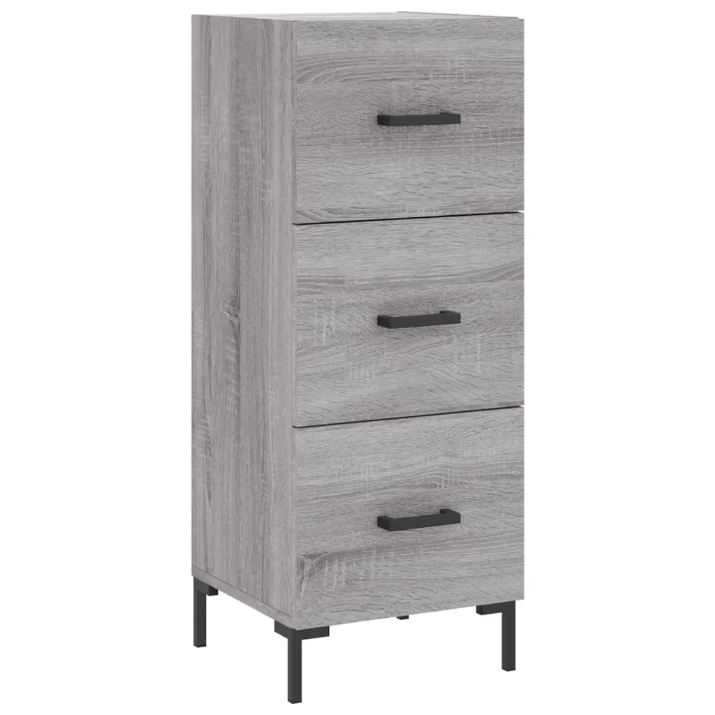 Credenza Grigio Sonoma 34,5x34x90 cm in Legno Multistrato 828610
