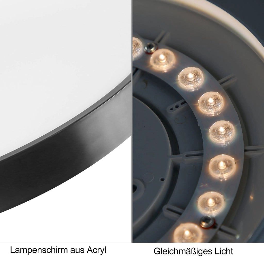 ZMH Lampada da soffitto LED moderna per soggiorno bagno cucina camera letto corridoio