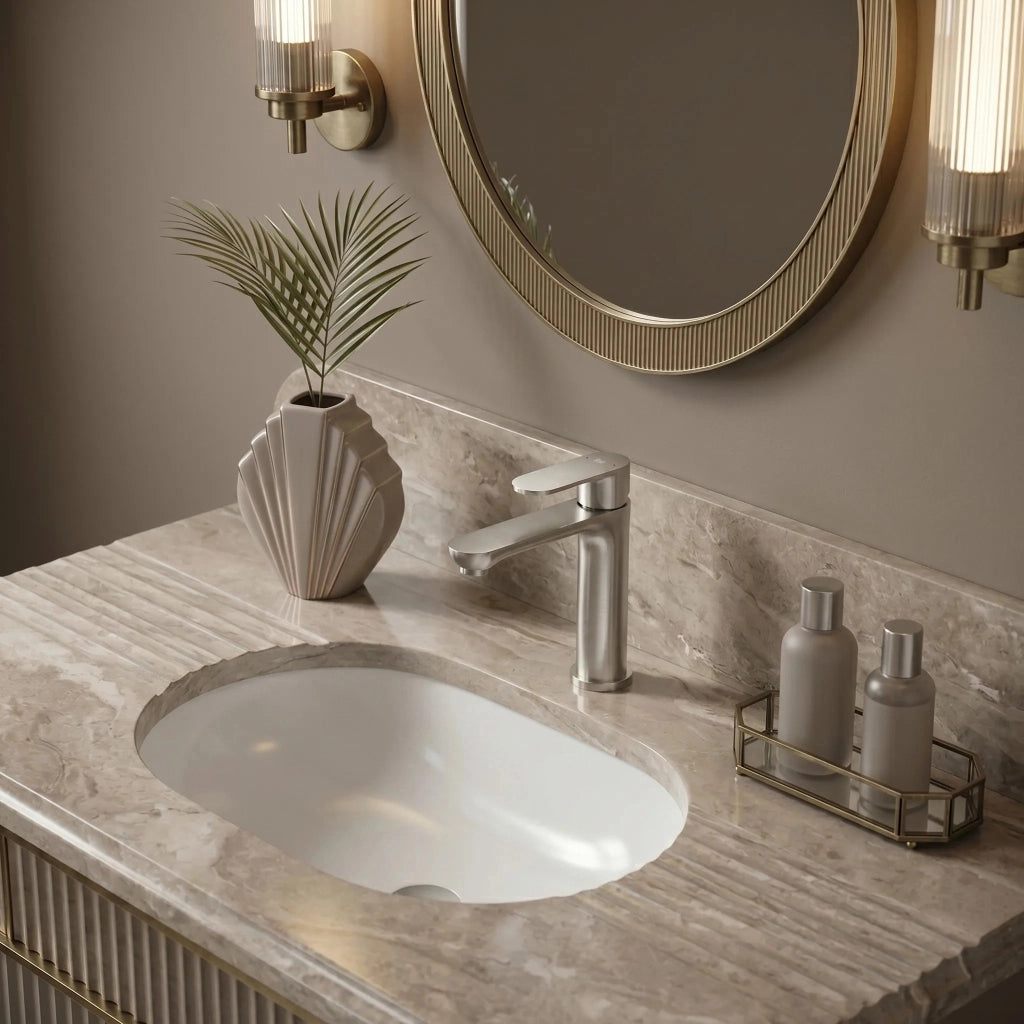 Rubinetto Da Bagno Rea Logan Brush Nickel