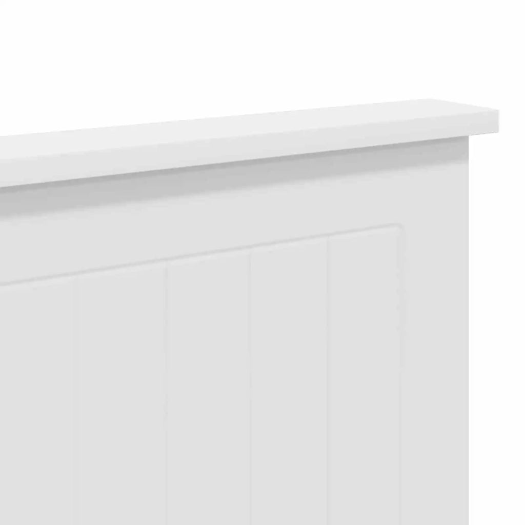Testiera | Testata con Testiera | Testata Bianco Lucido 120 cm Legno multistrato